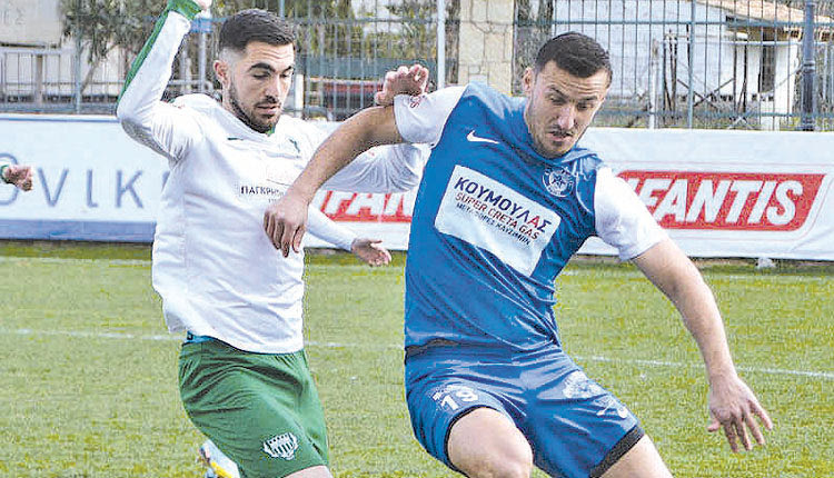 Στιγμιότυπο απο την σπουδαία νίκη του Γιούχτα επί του ΑΟΑΝ στις Αρχάνες