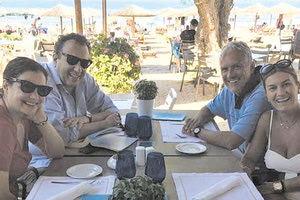 Ο Χρήστος Χωμενίδης και ο Βολουδάκης