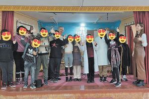 Οι μαθητές μπήκαν σε στούντιο ηχογράφησης και ανέβασαν και θεατρικό δρώμενο για την εθελοντική αιμοδοσία