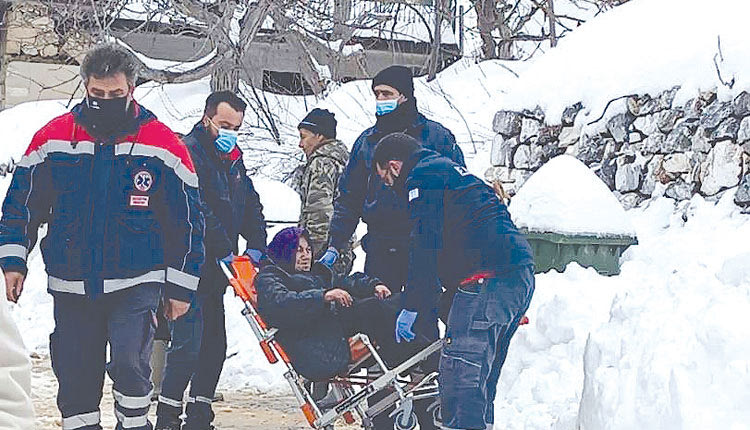 Επιχείρηση απεγκλωβισμού ηλικιωμένης στο Οροπέδιο 