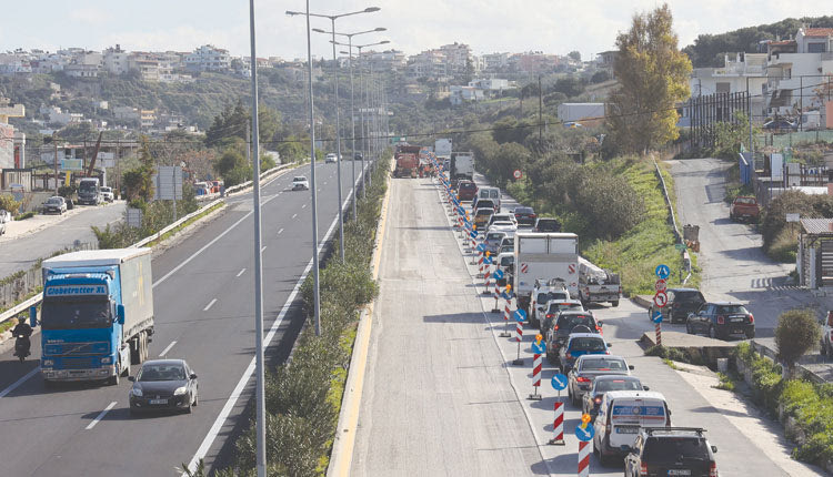 Δεν ολοκληρώθηκαν οι εργασίες στον Βόρειο Οδικό Άξονα