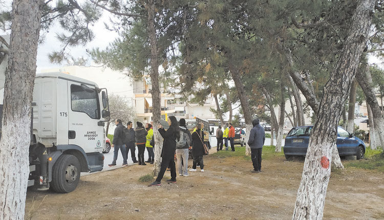 Η κινητοποίηση των κατοίκων εμπόδισε την κοπή των δέντρων