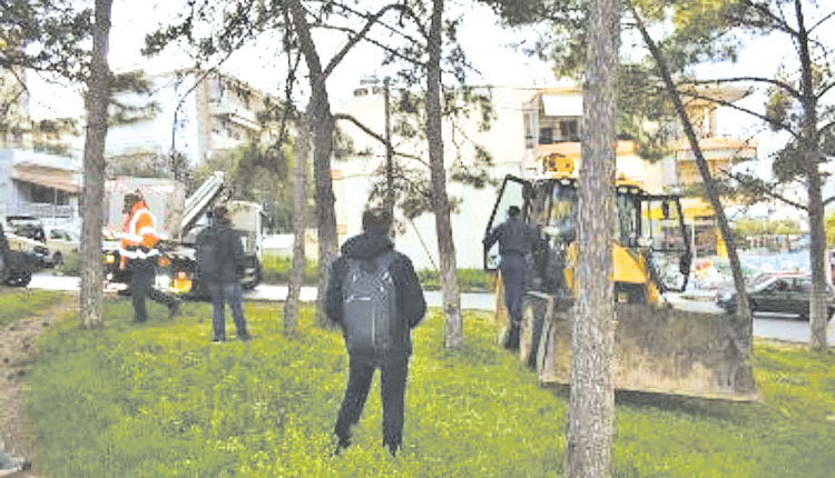 Η κινητοποίηση των κατοίκων εμπόδισε την κοπή των δέντρων