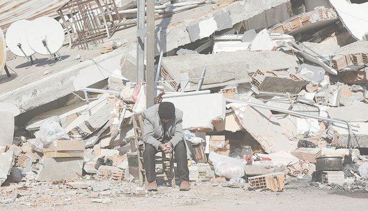 τουρκια ερειπια μετα τον σεισμο