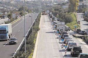 Ούτε σήμερα τελειώνουν τα έργα στον Βόρειο Οδικό Άξονα Κρήτης