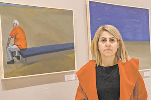 Η ΖΩΓΡΑΦΟΣ ΒΑΣΙΛΙΚΗ ΠΛΕΥΡΗ ΜΙΛΑ ΣΤΗΝ “Π” ΜΕ ΑΦΟΡΜΗ ΤΗΝ ΕΚΘΕΣΗ ΕΡΓΩΝ ΤΗΣ ΠΟΥ ΦΙΛΟΞΕΝΕΙΤΑΙ ΣΤΗ ΒΑΣΙΛΙΚΗ ΤΟΥ ΑΓΙΟΥ ΜΑΡΚΟΥ