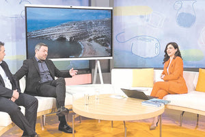 Ο αντιπεριφερειάρχης Γιώργος Πιτσούλης μαζί με τον επίτιμο πρόξενο της Σερβίας στην Κρήτη Νίκο Παπαδαντωνάκη ήταν καλεσμένοι στο μεγαλύτερο κανάλι της Σερβίας RTS 1