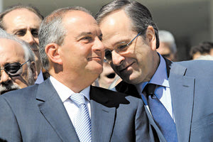 Τι είπε ο Σαμαράς στον Καραμανλή τώρα που έφυγε;