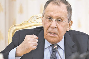 ο Ρώσος υπουργός Εξωτερικών Σεργκέι Λαβρόφ