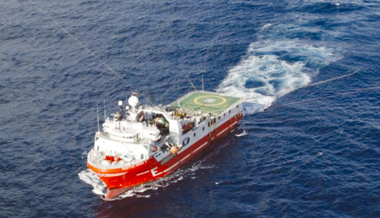 Σεισμικές έρευνες από το πλοίο Sanco Swift «δυτικά της Κρήτης»