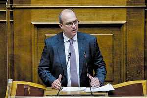 Ο κυβερνητικός εκπρόσωπος Γιάννης Οικονόμου