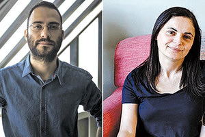 Ο Νικόλαος Μπεκιάρης-Λυμπέρης και η Αριστέα Κουκιαδάκη