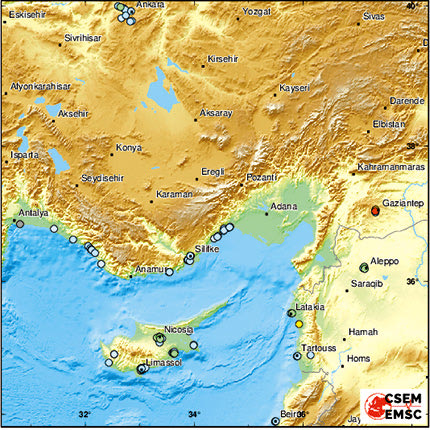 Πάνω στην πλάκα της Ανατολίας o σεισμός