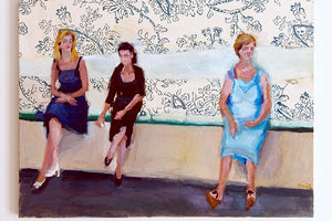 Έκθεση ζωγραφικής της Παρασκευής Πλεύρη