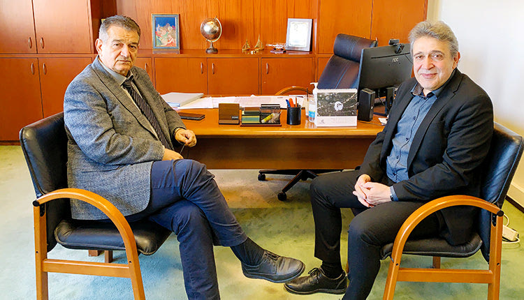 Με τον κοσμήτορα της Ιατρικής Σχολής του Πανεπιστημίου Κρήτης και καθηγητή Καρδιολογίας κ. Γεώργιο Κοχιαδάκη ο βουλευτής Ηρακλείου του ΣΥΡΙΖΑ-Προοδευτική Συμμαχία Νίκος Ηγουμενίδης