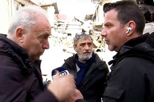 ο πρόεδρος του ΟΑΣΠ Ευθύμης Λέκκας με την ελληνική αποστολή διάσωσης στην Τουρκία