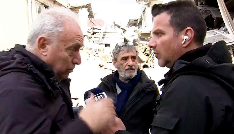 ο πρόεδρος του ΟΑΣΠ Ευθύμης Λέκκας με την ελληνική αποστολή διάσωσης στην Τουρκία