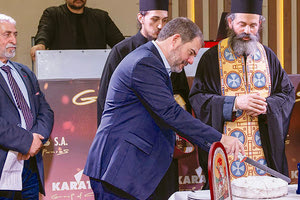 Βράβευση Αντώνη Καράτζη από τον Σύλλογο Φίλων της Ιεράς Μονής Αγίου Γεωργίου Επανωσήφη