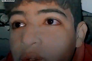 Βιντεοσκόπησε τον εαυτό του κάτω από τα ερείπια