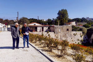 Στα ενετικά τείχη για τα έργα Λαμπρινός και Αναστασάκης