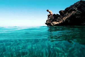 η παραλία στη Χιλιαδού της Εύβοιας