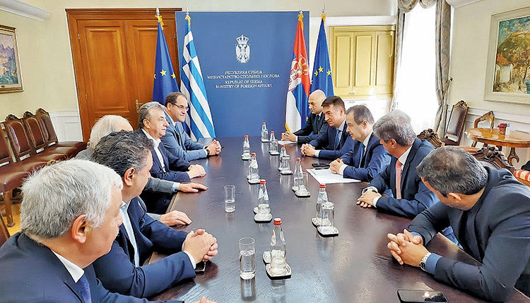 Βελιγράδι: Με τον ΥΠΕΞ της Σερβίας συναντήθηκε η κρητική αποστολή