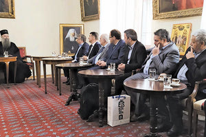 Στον Πατριάρχη Σερβίας η κρητική αντιπροσωπεία