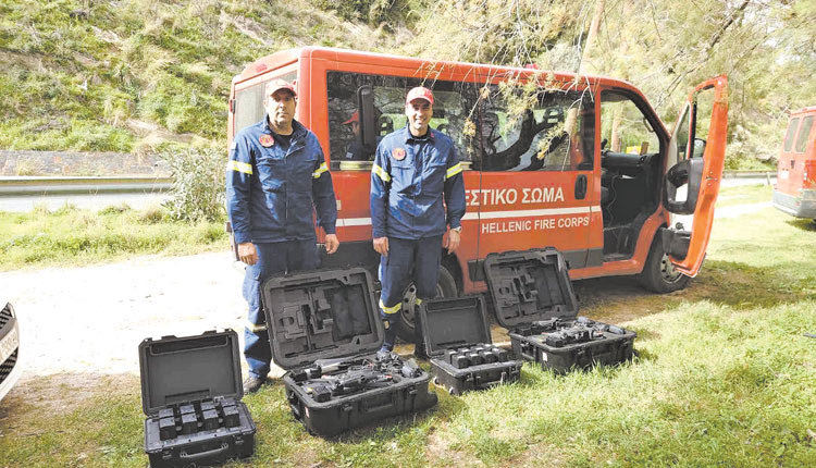 Ομάδα της ΕΜΑΚ με drone συμμετείχε και χθες στις έρευνες 