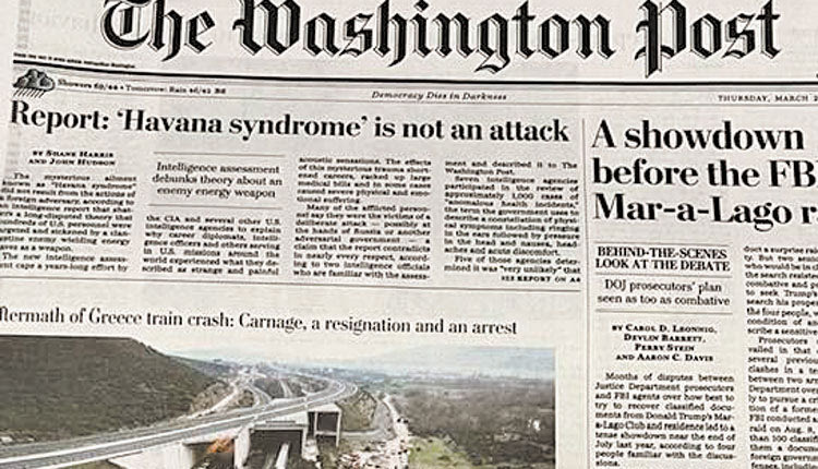 Είχαμε καιρό να δούμε τόσο… αρνητικά πρωτοσέλιδα για την Ελλάδα. Η θλίψη και η οδύνη για το τραγικό δυστύχημα στα Τέμπη έδωσε τη θέση της στον προβληματισμό και τις επικρίσεις του διεθνούς Τύπου για την κατάσταση του δικτύου στην Ελλάδα. Ειδικά οι γερμανικές εφημερίδες, αλλά και οι αμερικανικές, ήταν εκείνες που έβαλαν τον τύπον επί των ήλων!