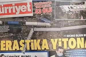 Καθώς τα τραγικά γεγονότα των σεισμών στη γείτονα χώρα και τώρα και το σιδηροδρομικό δυστύχημα στα Τέμπη παραμέρισαν, προσωρινά, την εμπρηστική ρητορική της Άγκυρας, τα τούρκικα ΜΜΕ συμπονούν την Ελλάδα για το τραγικό περιστατικό.