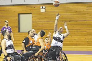 Φάση από το ματς του ΑΣΚΑ Ηράκλειο με τον Ήφαιστο