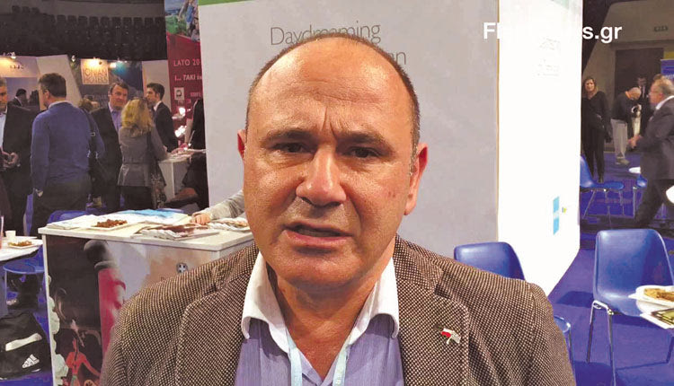 Ο πρόεδρος των ξενοδόχων Νίκος Χαλκιαδάκης 