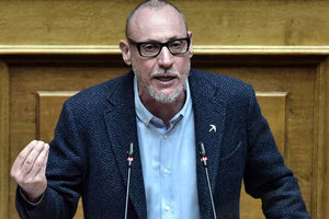 Θέλει τη συνεργασία του ΚΚΕ ο Κλέωνας Γρηγοριάδης, όπως είπε από το βήμα της Ολομέλειας