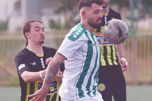 Ο Καϊμακαμούδης πέτυχε ένα από τα τέσσερα γκολ του ΠΟΑ στο «Μαρτινέγκο»