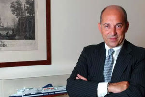 ο Εμ. Γκριμάλντι της Grimaldi Lines και των Μινωικών Γραμμών στην Ελλάδα.