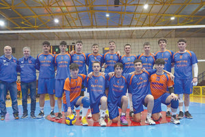 Η εφηβική ομάδα της ΓΕΗ που προκρίθηκε στoυς οκτώ της Ελλάδας