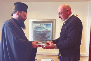 Τον πρύτανη του Πανεπιστημίου Κρήτης, καθηγητή Γεώργιο Μ. Κοντάκη, επισκέφτηκε την Παρασκευή 17 Μαρτίου ο σεβασμιώτατος μητροπολίτης Πέτρας και Χερρονήσου  κ. Γεράσιμος