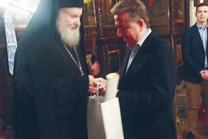 Κλήρος και πιστοί στο Φρε Χανίων ευχαρίστησαν θερμά τον περιφερειάρχη Κρήτης Σταύρο Αρναουτάκη για την έμπρακτη στήριξή του στην ενίσχυση και αποκατάσταση του Ιστορικού Ναού της Ευαγγελιστρίας.