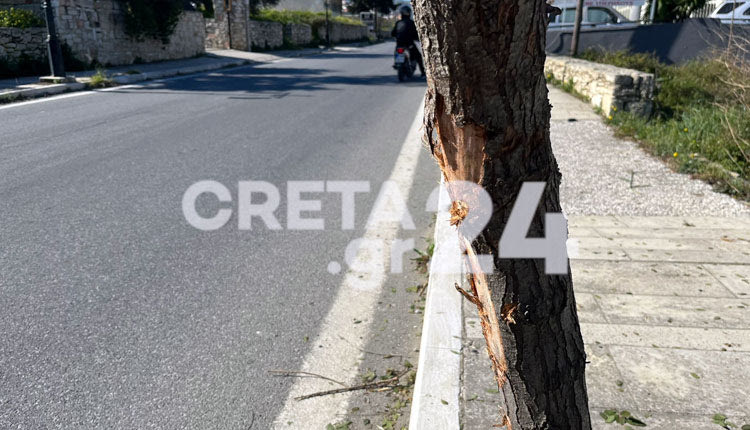 Το σημείο όπου σημειώθηκε το δυστύχημα