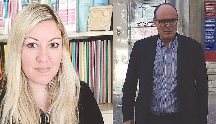 Οι δικηγόροι της οικογένειας του ανήλικου Εφη Σωμαρά και Γιώργος Κοκοσάλης 