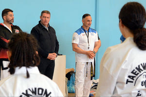 Ο κ. Σέγκος στο σεμινάριο Tae Kwo Do