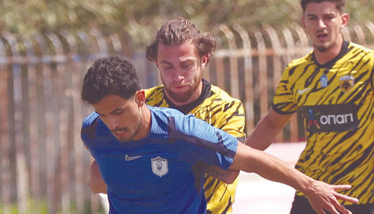 Φάση από το παιχνίδι Ηρόδοτος-ΑΕΚ Β’