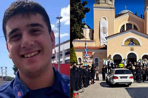 Αποχαιρέτησαν τον πυροσβέστη Νικήτα Καραθεοδώρου και τη σύντροφό του