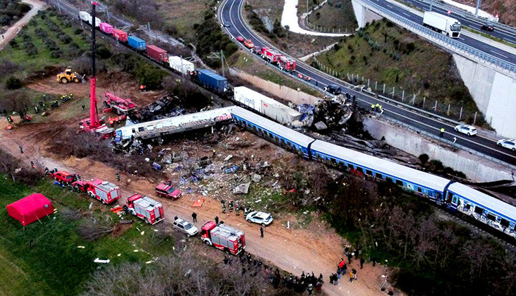 το σιδηροδρομικό δυστύχημα στα Τέμπη
