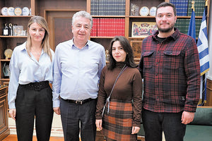 Με τον περιφερειάρχη Κρήτης, Σταύρο Αρναουτάκη, συναντήθηκαν εκπρόσωποι του «The Crete Trip 2023