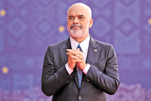 O πρωθυπουργ;ow της Αλβανίας Έντι Ράμα