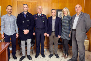 Τον ταξίαρχο Εμμ. Παπαδάκη επισκέφθηκαν οι συνδικαλιστές