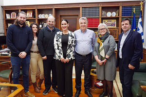 ΣΥΝΑΥΛΙΑ ΤΗΣ ΠΕΡΙΦΕΡΕΙΑΣ ΜΕ ΤΗ ΝΑΤΑΣΣΑ ΜΠΟΦΙΛΙΟΥ ΚΑΙ ΤΗΝ ΑΛΕΞΑΝΔΡΑ ΚΕΡΛΙΔΟΥ ΣΤΟ ΠΣΚΗ