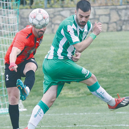 Στιγμιότυπο από το παιχνίδι του Γιούχτα με το Κερατσίνι