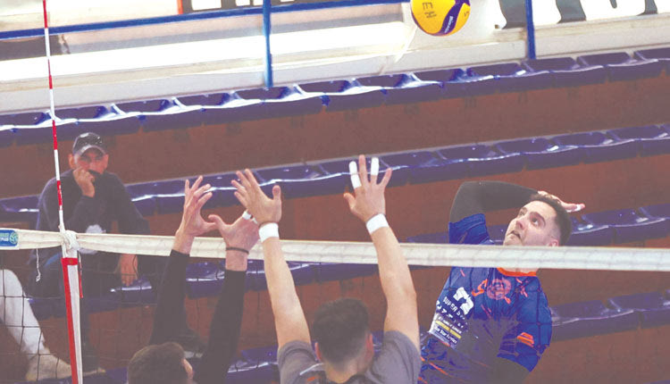   Φάση από το ματς ΓΕΗ-Ολυμπιάδα